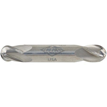 CGS TOOL 4 Flute Dem Ball End Stub Length 1/32"Dia 1/8"Shank 1/16"Loc 1-1/2"Oal 442-0312